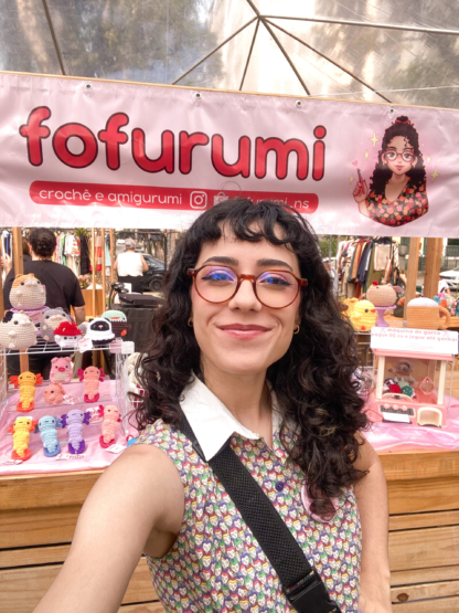 fofurumi amigurumi em feira