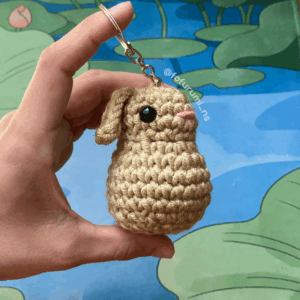comprar amigurumi pronto chaveiro coelho
