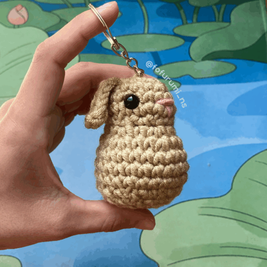 comprar amigurumi pronto chaveiro coelho