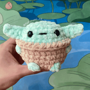 comprar amigurumi pronto grogu baby yoda pelúcia