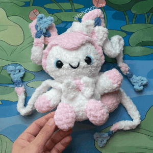 comprar amigurumi pronto sylveon pelúcia pokémon