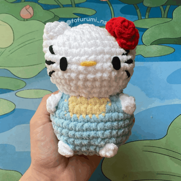 comprar amigurumi pronto sanrio hello kitty pelúcia