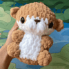comprar amigurumi pronto lontra pelúcia gigante