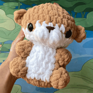 comprar amigurumi pronto lontra pelúcia gigante