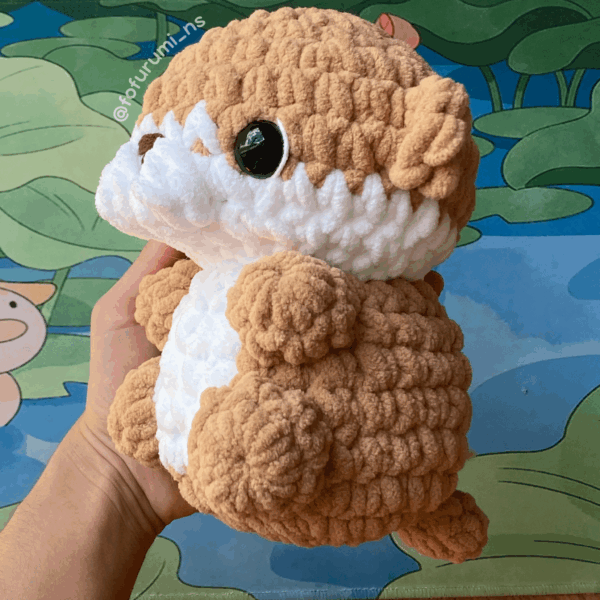 comprar amigurumi pronto lontra gigante