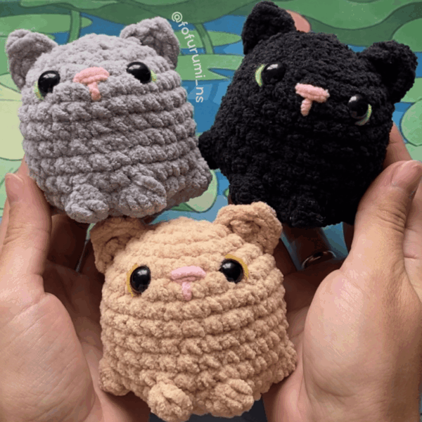 comprar amigurumi pronto gato fantasma halloween